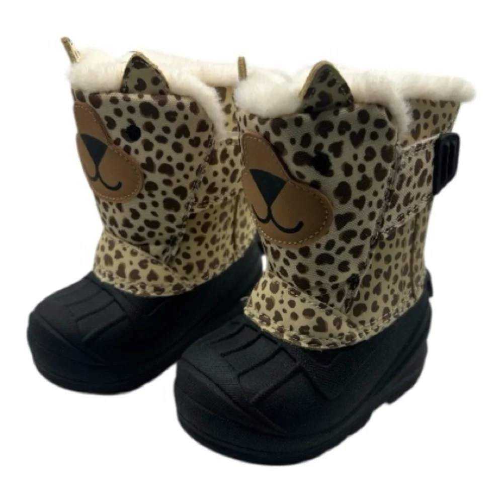 Cat & Jack Leopard Print Infant  Boots